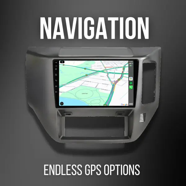 Polaris GUMaxx 9’’ Head Unit to Suit Nissan GU Patrol | Cab Chassis model