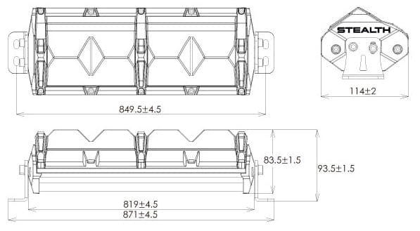 Stealth Lighting 30 E Series LED Light Bar