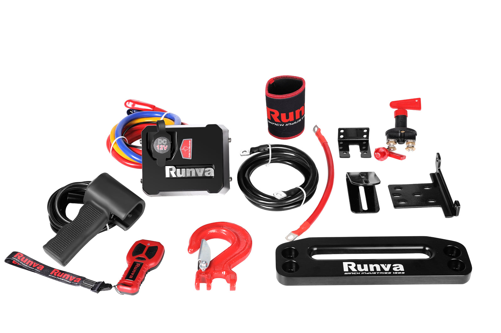 Runva EWV12000 Ultimate 12V Winch with Synthetic Rope - Electric Winch