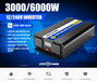 Atem Power 12V to 240V 3000W/6000W Pure Sine Wave Power Inverter - Power Inverter