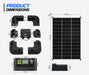 Atem Power 12V Mono Solar Panel Kit - Rooftop Solar Panels