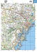 Road map of New South Wales highlighting Sydney in a 4WD handy atlas