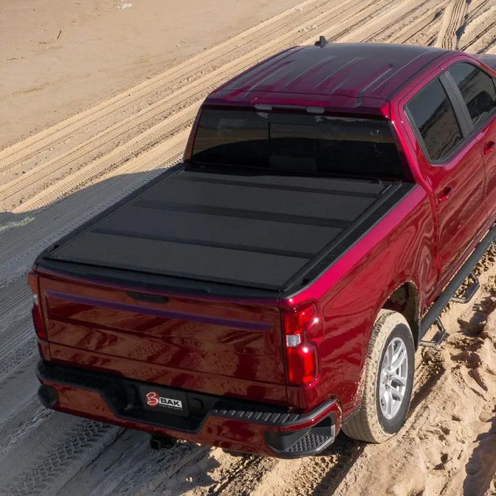 BAK Industries Bakflip MX4 Hard Folding Tonneau Cover for Chevrolet / Ford / Jeep / Ram - Tonneau