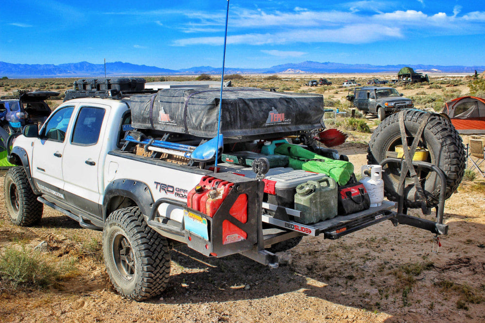 Bedslide 1000 Classic Ute Bed Slide Cargo Organizer | 75 X 43 | Silver Edition - Bed Slide