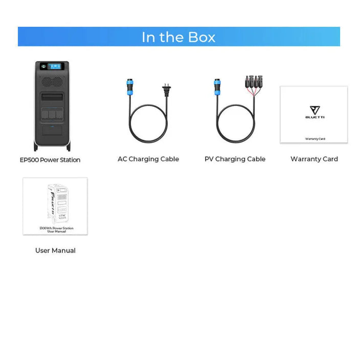 Bluetti Solar Power Station | EP500 2000W | EP500Pro 3000W - Solar Power Station