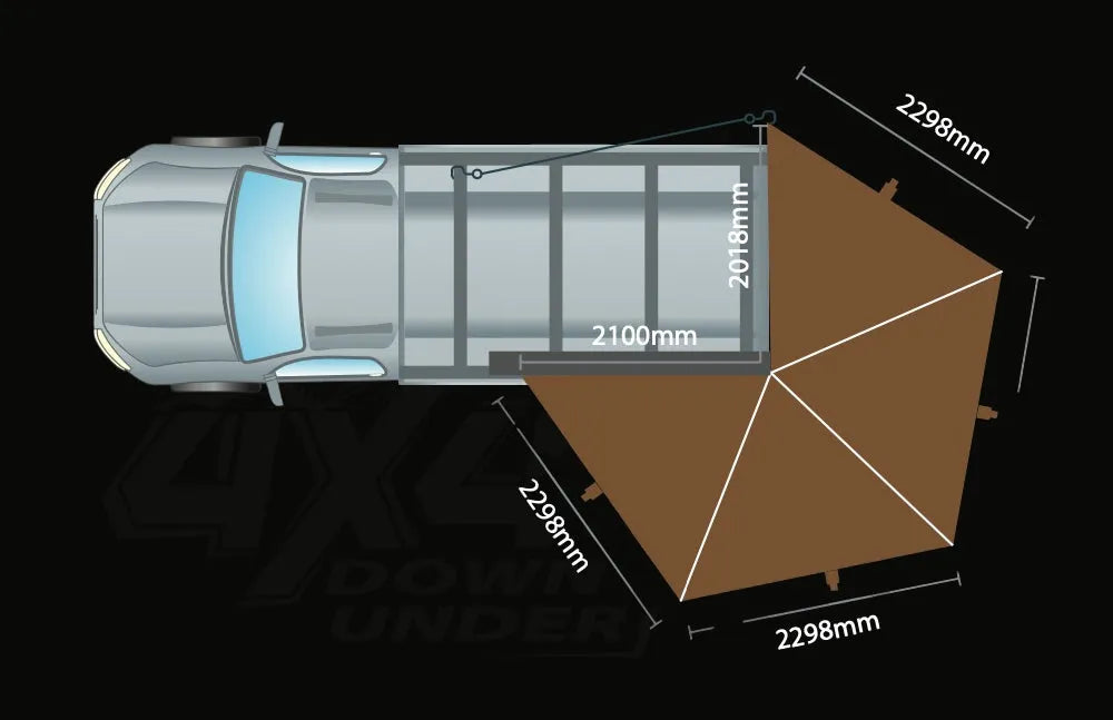 Boab 4WD 270 Degree Awning - Vehicle Awnings