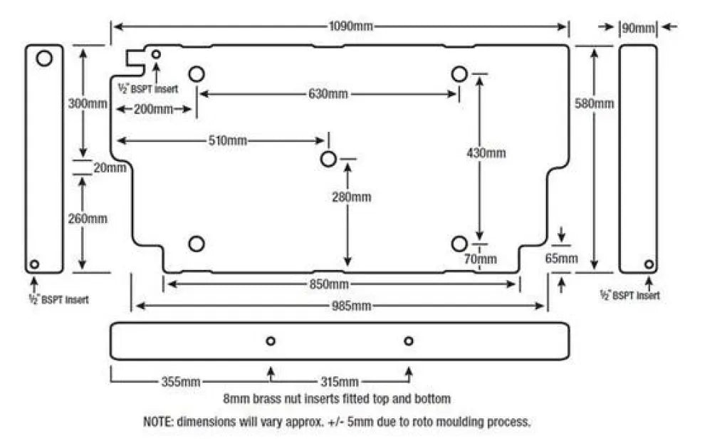 Boab Poly Diesel Tank | 45 Litre - Fuel Tank