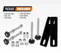 Hardware kit with bolts, nuts, washers for Bunker Indust Recovery Tracks mounting kit