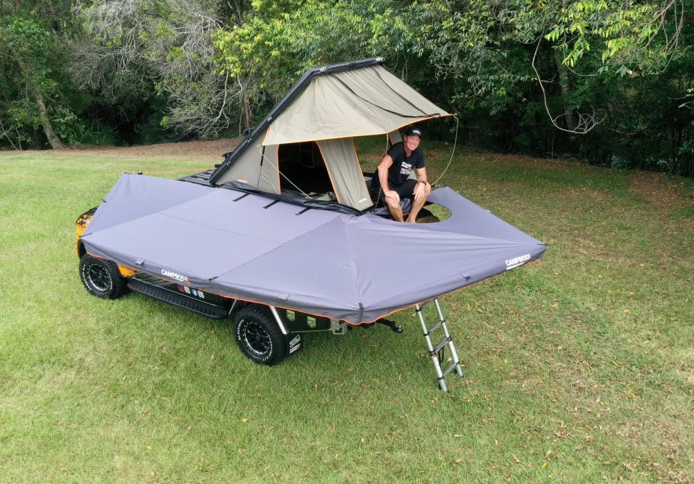 CampBoss 270XL Boss Shadow 4x4 Awning with Optional RTT Entry - Vehicle Awnings