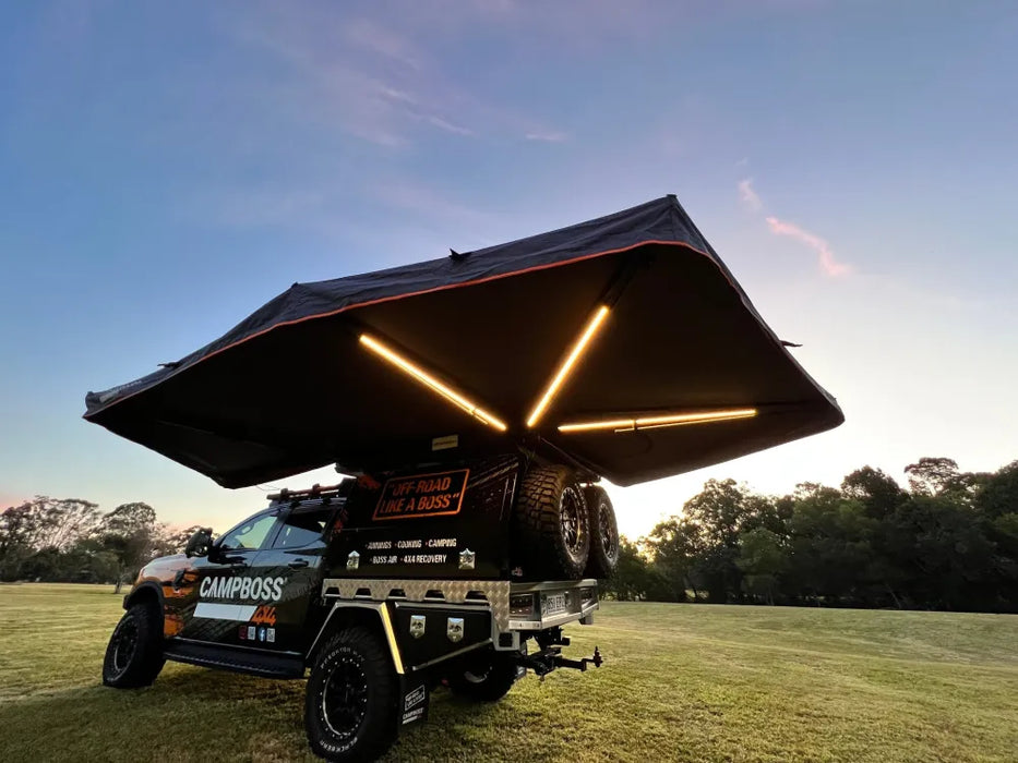 CampBoss 270XL Boss Shadow 4x4 Awning with Optional RTT Entry - Vehicle Awnings