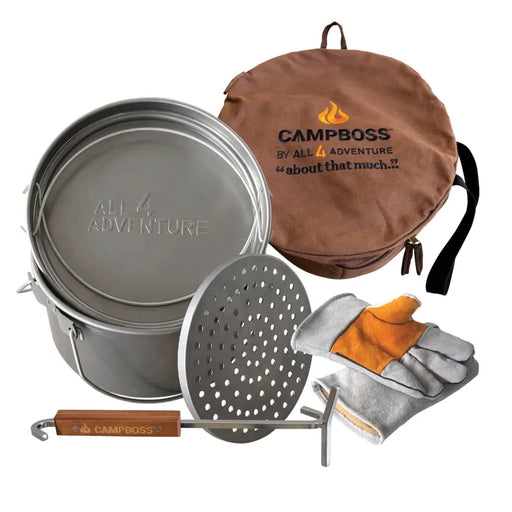 CampBoss Ultmate Camp Cooking Bundle - Camping Accessories