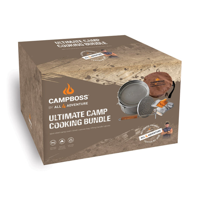 CampBoss Ultmate Camp Cooking Bundle - Camping Accessories