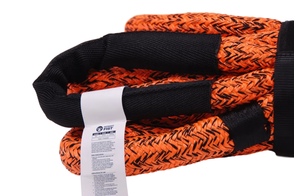 Carbon Offroad 12 Tonne Kinetic Recovery Rope Kit 9 metre x 24mm - Recovery Gear