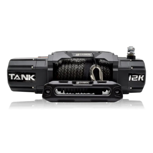 Carbon Offroad Tank 12000lb 4x4 12V Winch Kit IP68 - Electric Winch