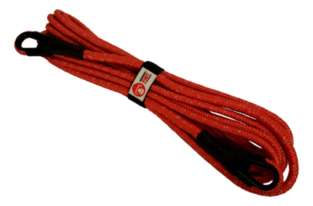 Carbon Offroad Monkey Fist Premium Braided Winch Extension Rope | 7T x 10M - Winch Rope/Cable