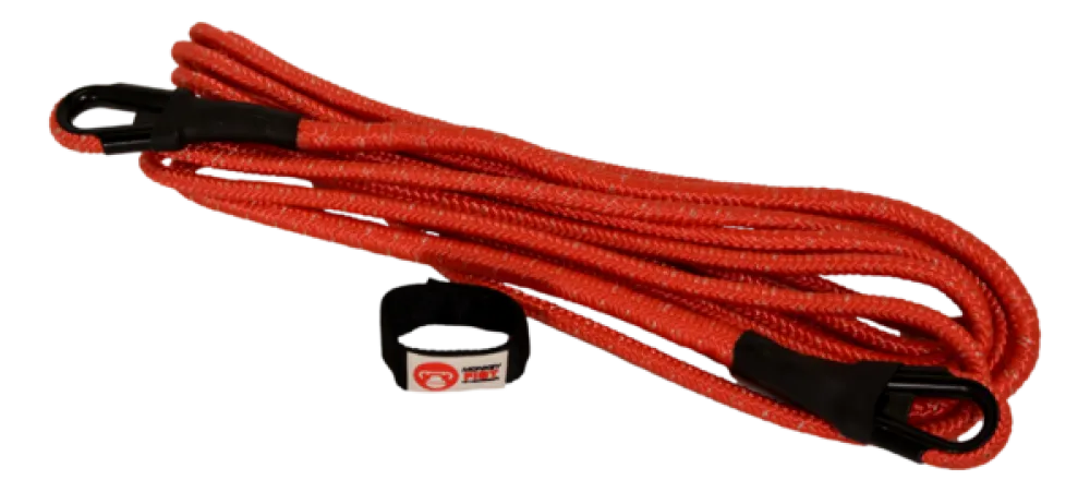 Carbon Offroad Monkey Fist Premium Braided Winch Extension Rope | 7T x 10M - Winch Rope/Cable