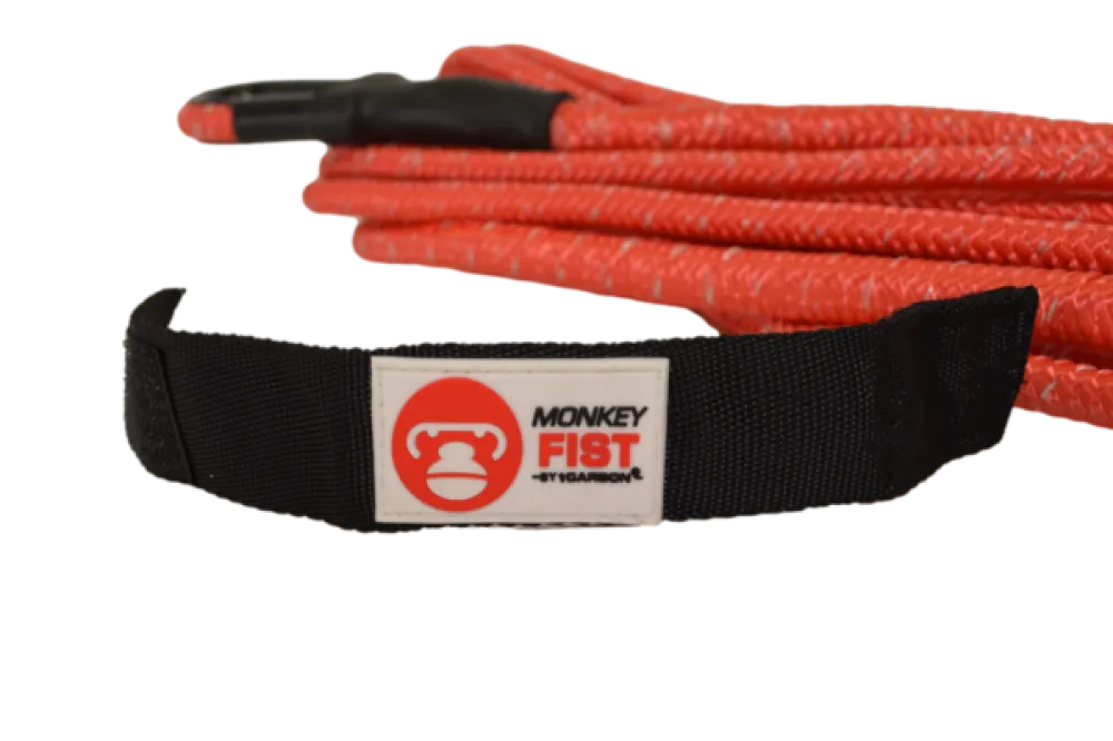 Carbon Offroad Monkey Fist Premium Braided Winch Extension Rope | 7T x 10M - Winch Rope/Cable