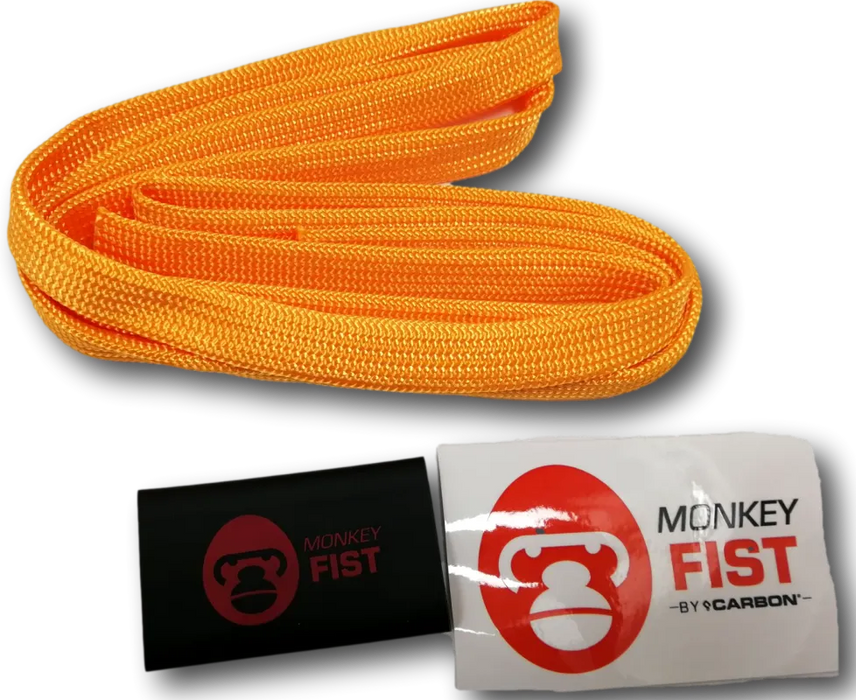 Carbon Offroad Monkey Fist Rope Sheath | 4 Colours - Angry Orange - Winch Rope/Cable