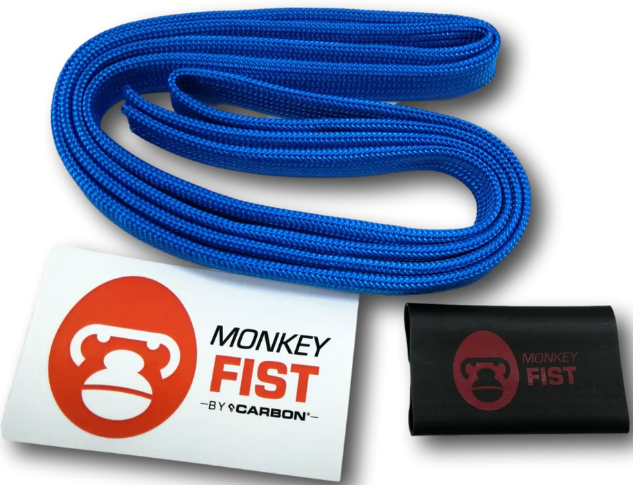 Carbon Offroad Monkey Fist Rope Sheath | 4 Colours - Dazzling Blue - Winch Rope/Cable