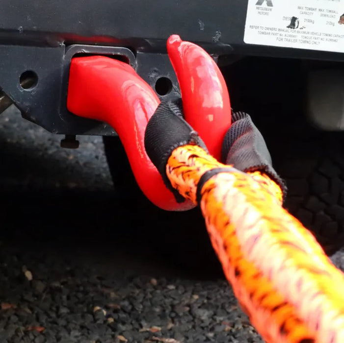 Carbon Offroad Shinbusta Forged Red Recovery Hook | Red or Black - Winch Hooks