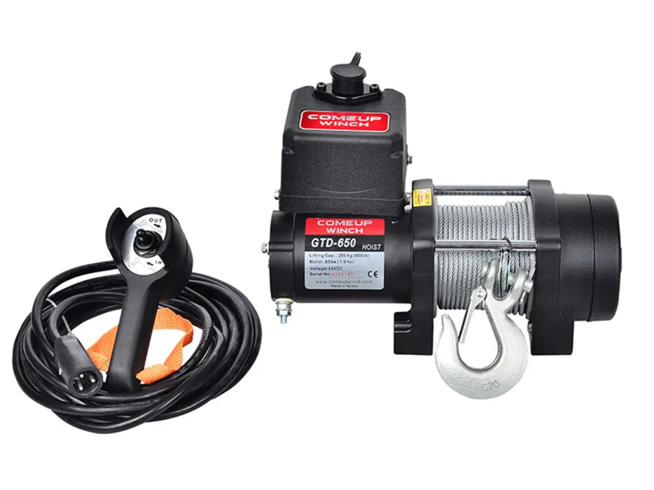 COMEUP GTD-650 650lb / 295kg Heavy Duty Hoist | 12v/24V