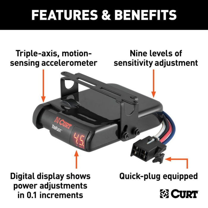 CURT Triflex Proportional Trailer Brake Controller - brake controller