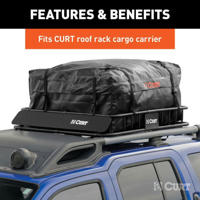 CURT Weather-Resistant Vinyl Cargo Bag (96cm x 86cm x 46cm)