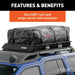 CURT Weather-Resistant Vinyl Cargo Bag (150cm x 86cm x 46cm)