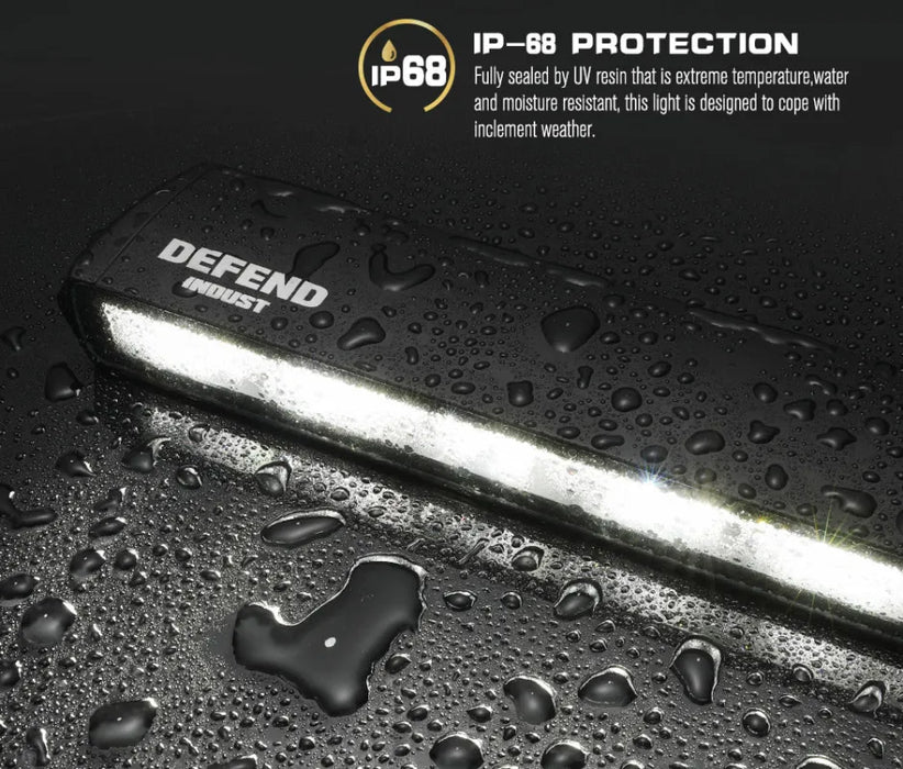 Defend Indust 20 LED LIGHT BAR IP68 Rating 6,000 Lumens - Light Bars