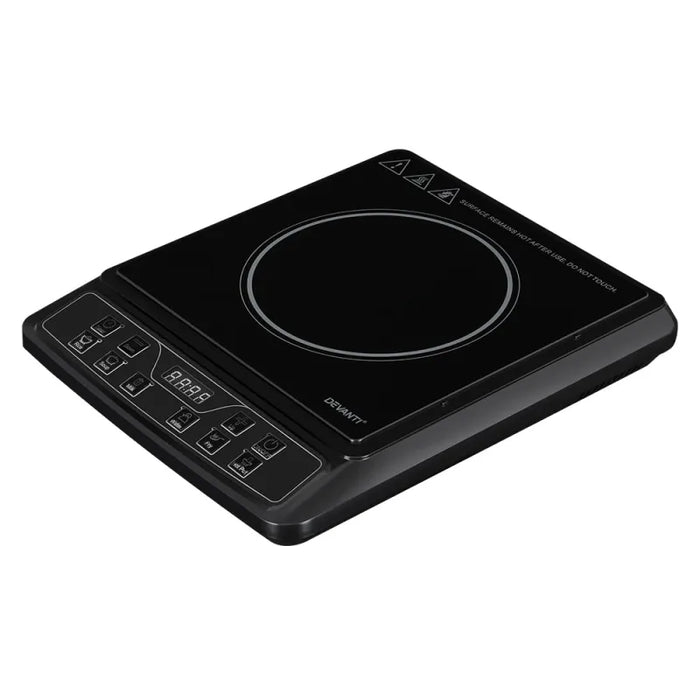 Devanti Electric Induction Cooktop Portable Cook Top Ceramic Kitchen Hot Plate - Appliances > Kitchen Appliances