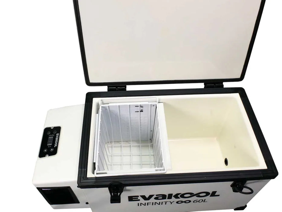 EvaKool 60L Fibreglass Infinity Camping Fridge/Freezer | RFE60-FF - Fridge/Freezer