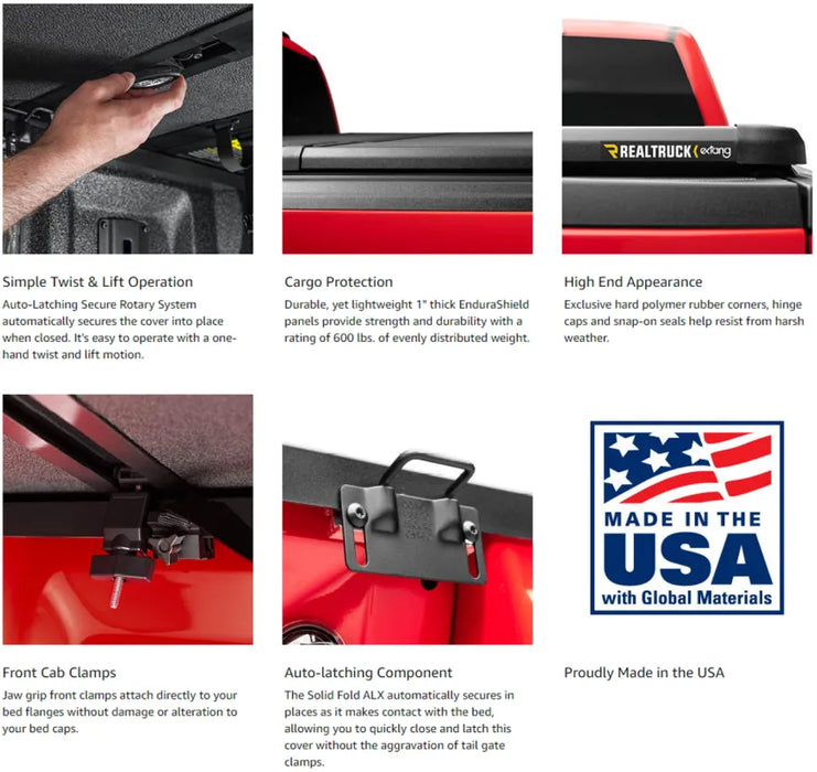 Extang Solid Fold ALX Hard Folding Tonneau Cover | Ford F-150 5’7 2022 + - Tonneau