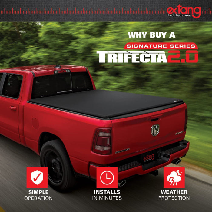 Extang Trifecta Signature 2.0 Soft Tri-Fold Truck Bed Tonneau Cover for Ram 1500/2500HD - Tonneau