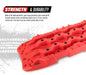 FieryRed 15T Recovery Boards | 1135mm | Red/Black - Recovery Tracks