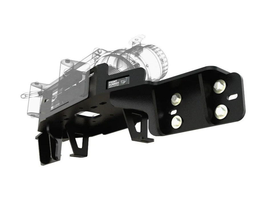 Carbon Offroad Ford Ranger PX PX2 Hidden Winch Cradle in Bumper Mount - Winch Accessories