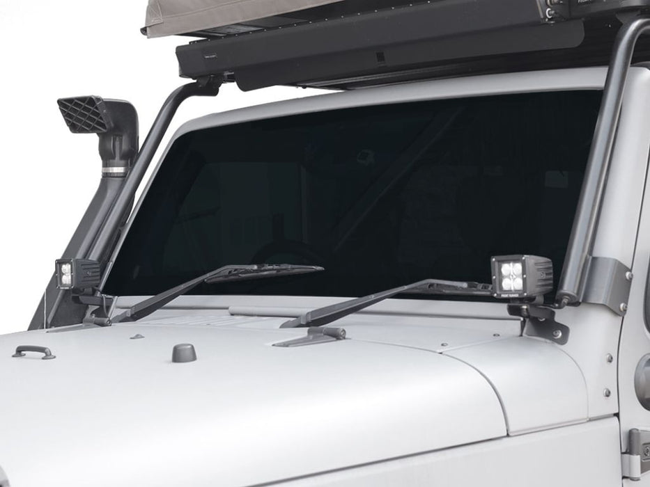 Front Runner Jeep Wrangler JK/JKU Windshield Spot Light Brackets - Lighting Accessories