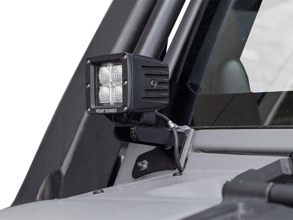 Front Runner Jeep Wrangler JK/JKU Windshield Spot Light Brackets - Lighting Accessories