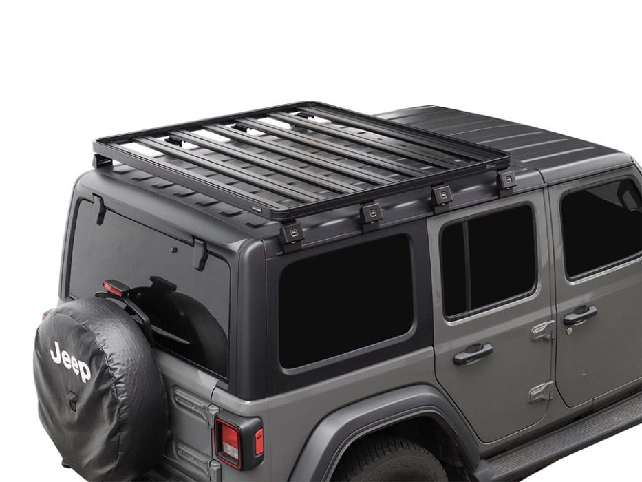 Front Runner Jeep Wrangler JL 4 Door Slimline II 1/2 Roof Rack Kit / Tall | 2018 - Current - Roof Racks