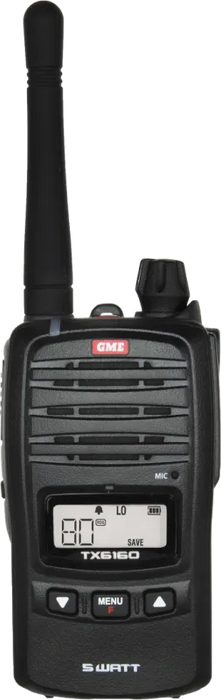 GME 5/1 Watt IP67 UHF CB Handheld Radio - Blaze Orange | TX6160XO - Handheld Radio