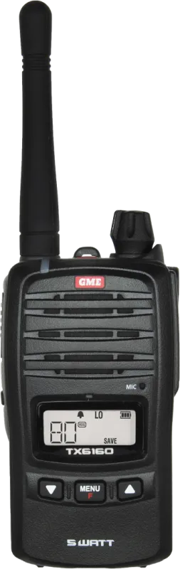 GME 5/1 Watt IP67 UHF CB Handheld Radio - Blaze Orange | TX6160XO - Handheld Radio