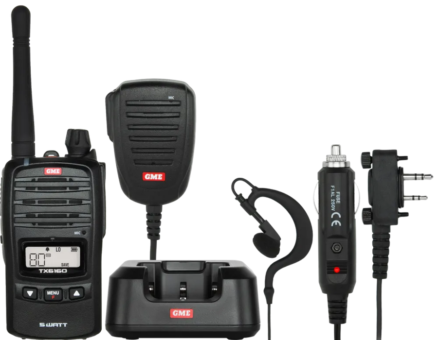 GME 5/1 Watt UHF CB Handheld Radio | TX6160 - Handheld Radio