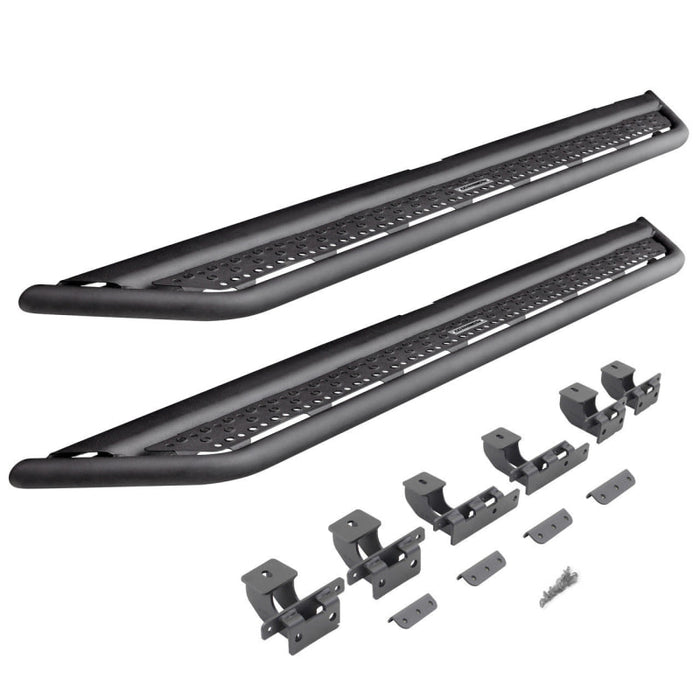 Go Rhino Dominator Xtreme D6 Side Steps with Mounting Brackets Kit - Sidesteps