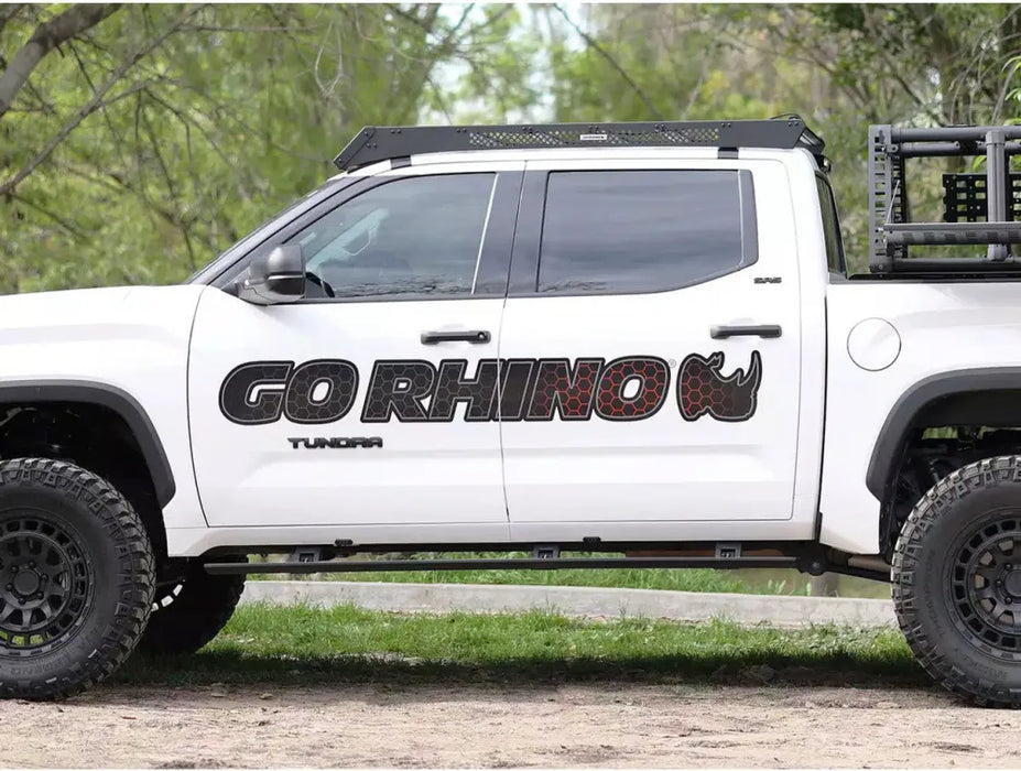 Go Rhino E1 Electric Running Board for Chevrolet Silverado 1500 (2024 + ) | Textured Black