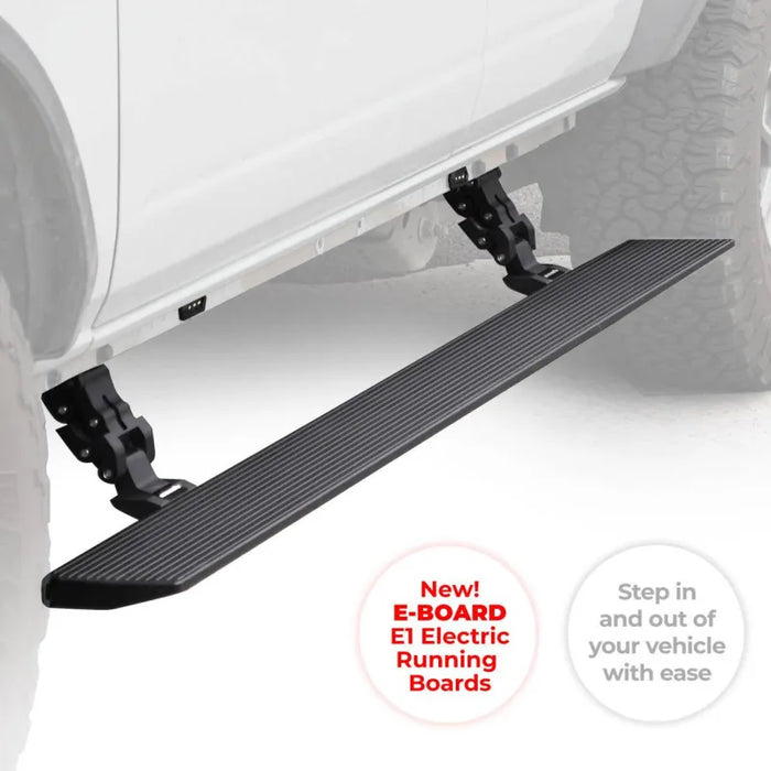 Go Rhino E1 Electric Running Board for Various Vehicle | Textured Black - Sidesteps