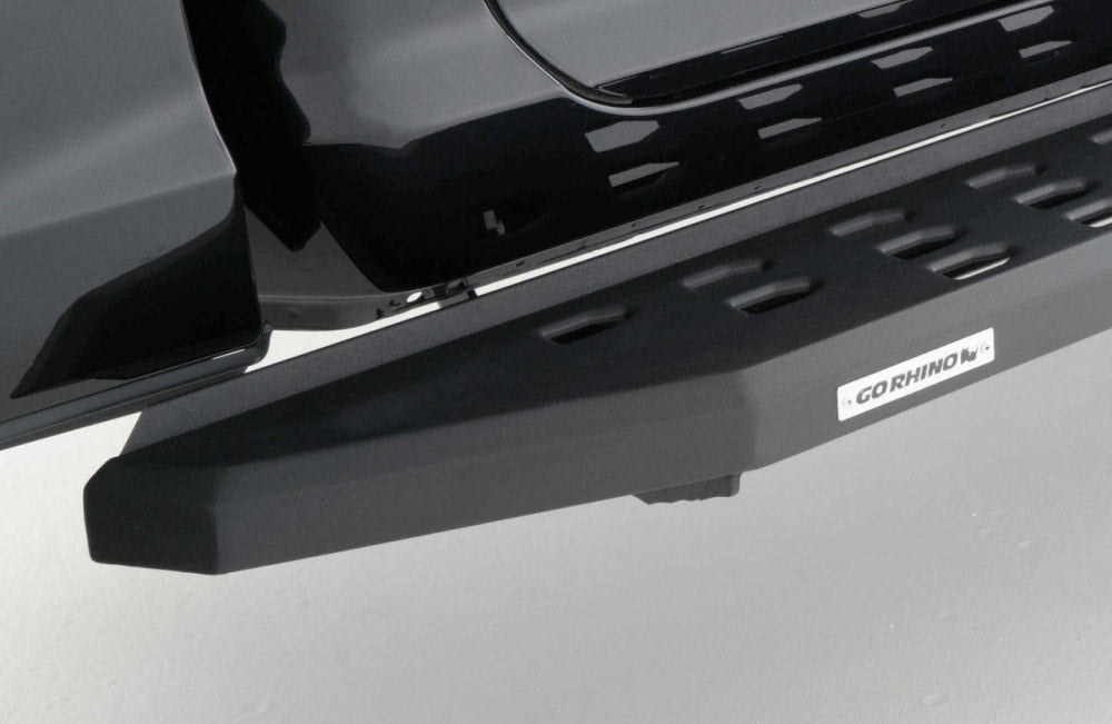 Go Rhino RB20 Running Boards for Chevrolet / LDV / RAM | Textured Black - RAM 1500 DT | 2022+ - Sidesteps