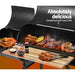 Grillz 2-In-1 Offset BBQ Grill and Charcoal Smoker