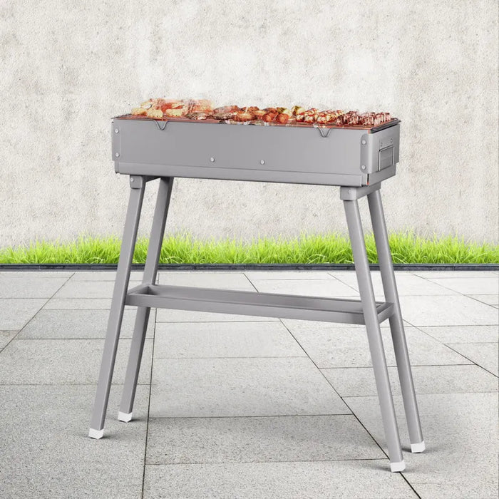 Grillz Portable BBQ Grill Charcoal Barbecue Smoker