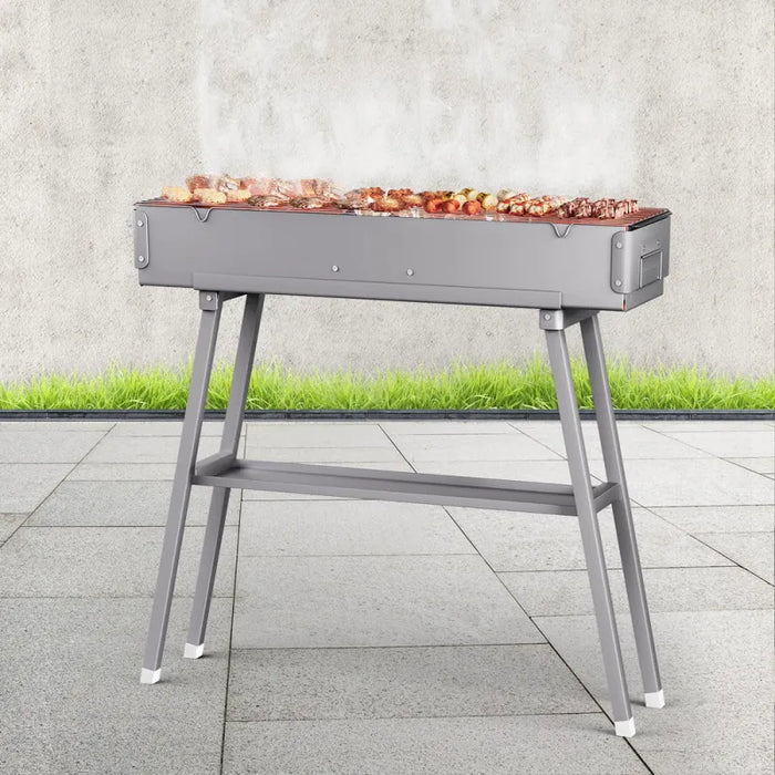 Grillz Portable Charcoal BBQ Grill Smoker