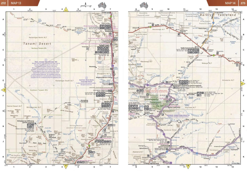 Road map of the western United States featuring desert tracks and major cities