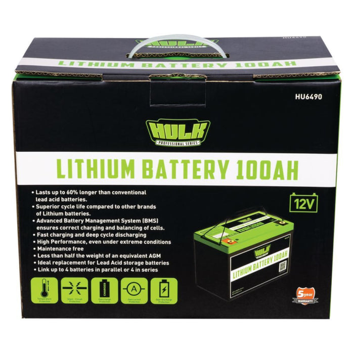 HULK Pro 100Ah / 200Ah Lithium Battery Lifepo4 | 12V - Lithium Battery